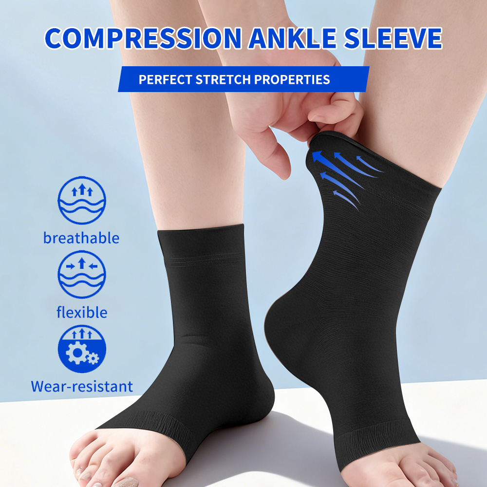 Ankle Brace - 1 คู่ อุปกรณ์พยุงข้อเท้าทางการแพทย์สำหรับการยึดตรึงข้อเท้า ป้องกันการบาดเจ็บจากการเล่นกีฬา อาการเคล็ด อาการตึง