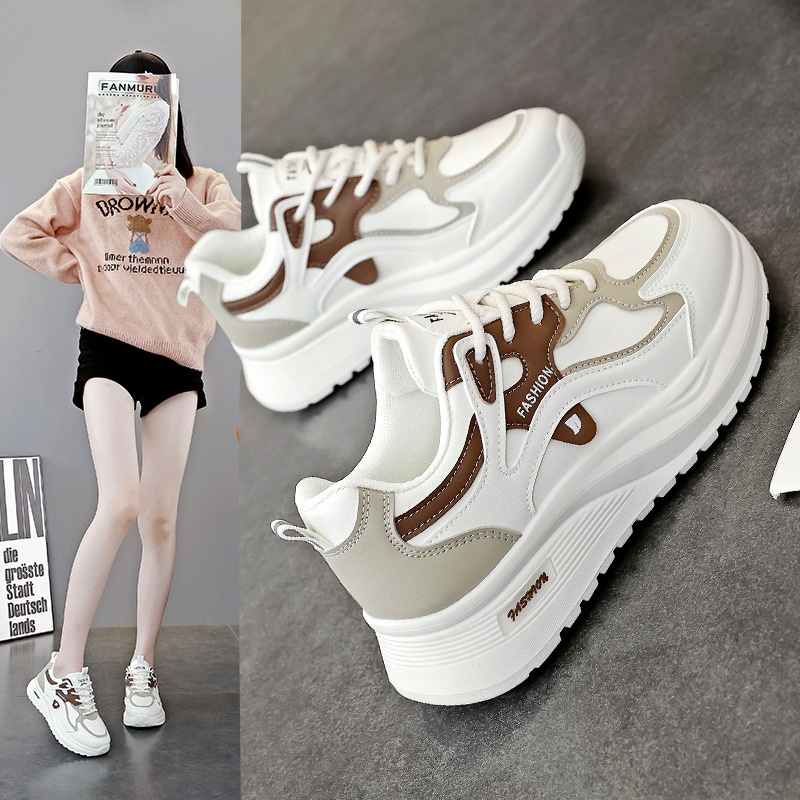 Running Shoes Women - ผู้หญิงฤดูใบไม้ผลิแฟชั่นใหม่รองเท้าลำลองกลางแจ้งน้ำหนักเบาสบายระบายอากาศได้รองเท้าวิ่งกีฬารองเท้าผู้หญิง