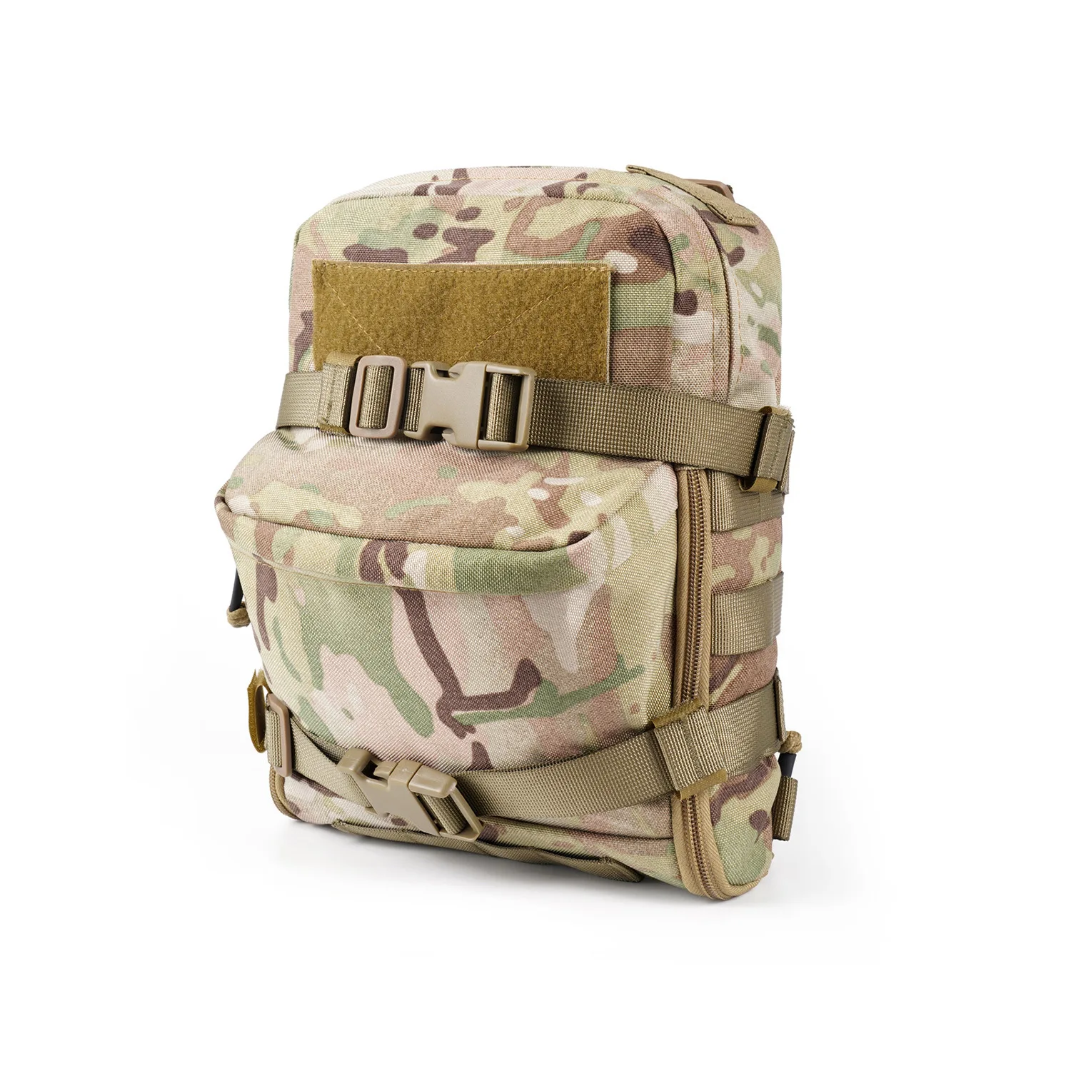 Hydration Vest - กระเป๋าใส่น้ำแบบยุทธวิธีขนาดเล็ก แผงหลัง กระเป๋าไนลอน Molle สำหรับล่าสัตว์ เสื้อกั๊กน้ำหนักเบา