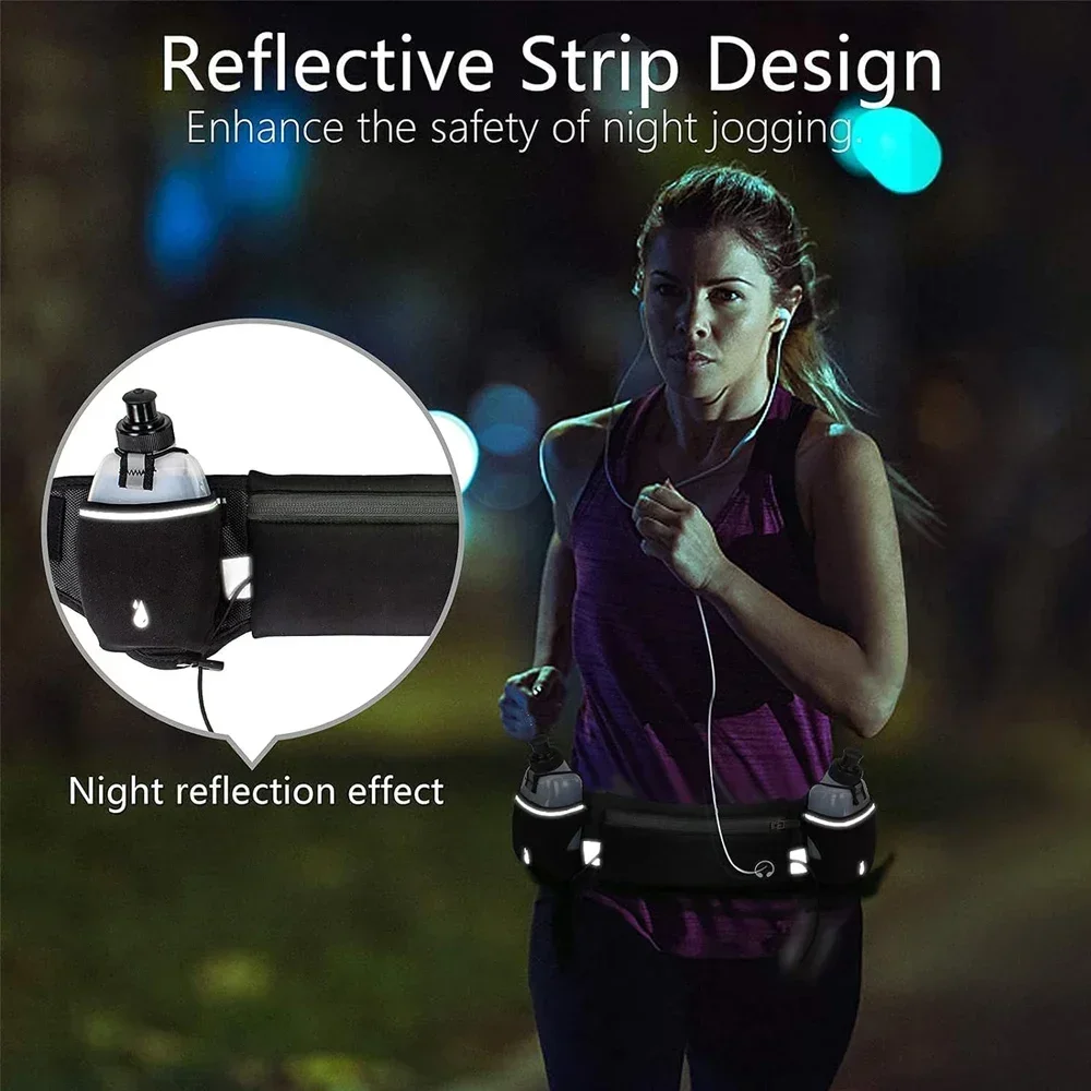 เข็มขัดสำหรับใส่ขวดน้ำสำหรับนั - Race Bib บทวิจารณ์และราคา