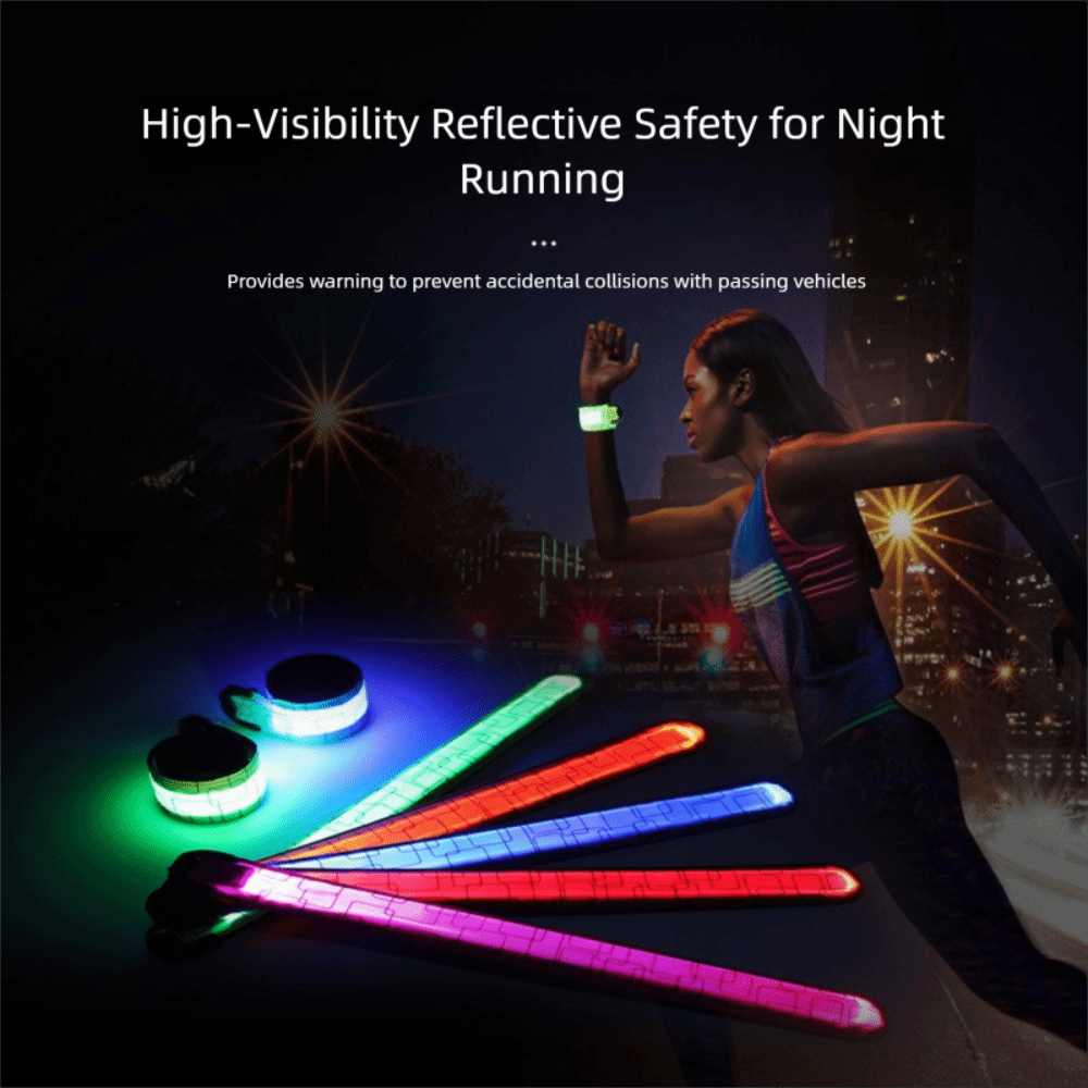 ปลอกแขนวิ่งกลางคืนแบบใช้แบตเตอ - Running Visibility Gear บทวิจารณ์และราคา