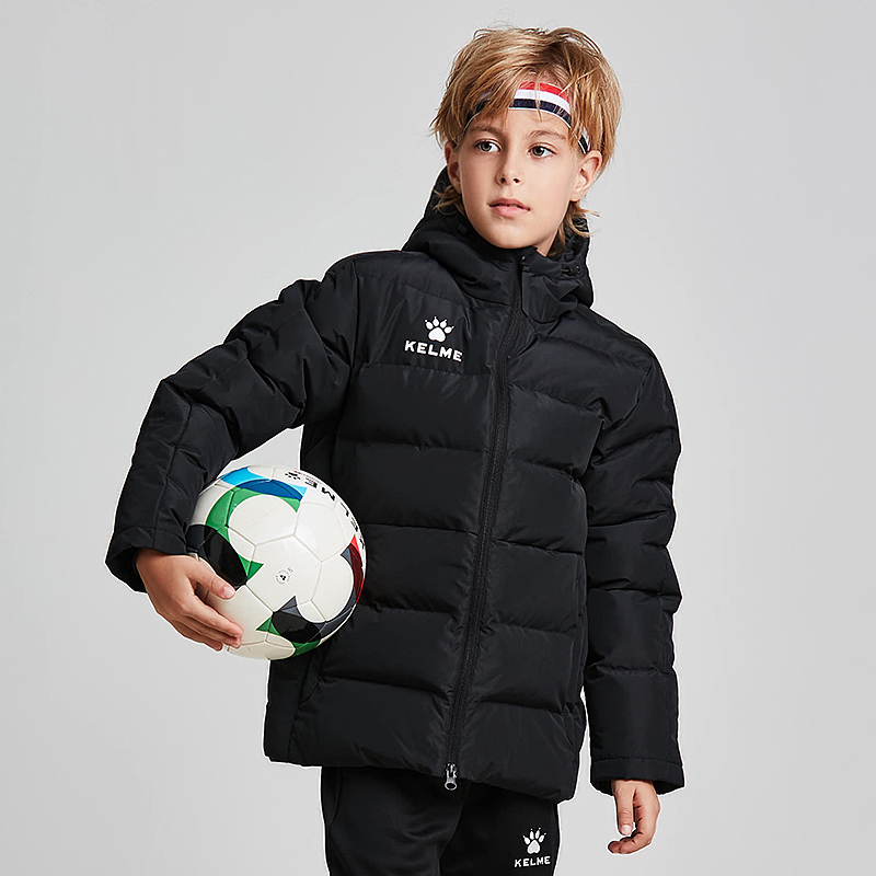 Kelme เสื้อแจ็กเก็ตยาวมีฮู้ดชุ - Running Gear Kids บทวิจารณ์และราคา