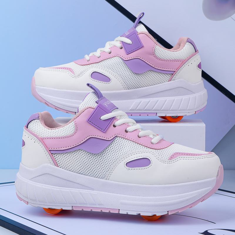 รองเท้าสเก็ตสำหรับเด็ก 4 ล้อ ร - Running Shoes Women บทวิจารณ์และราคา