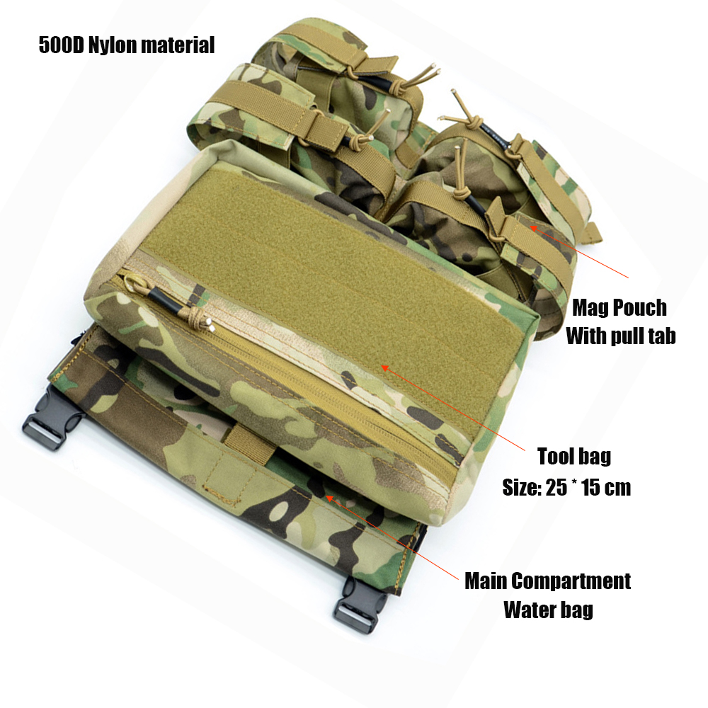 เสื้อกั๊กยุทธวิธีกระเป๋าเป้สะพ - Hydration Vest บทวิจารณ์และราคา