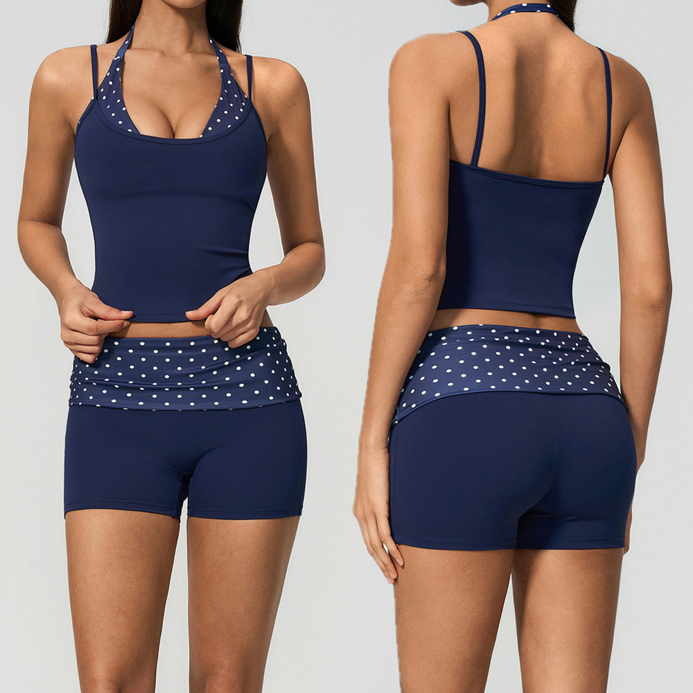เสื้อกล้ามโยคะผู้หญิงลายจุด สา - Running Belt บทวิจารณ์และราคา