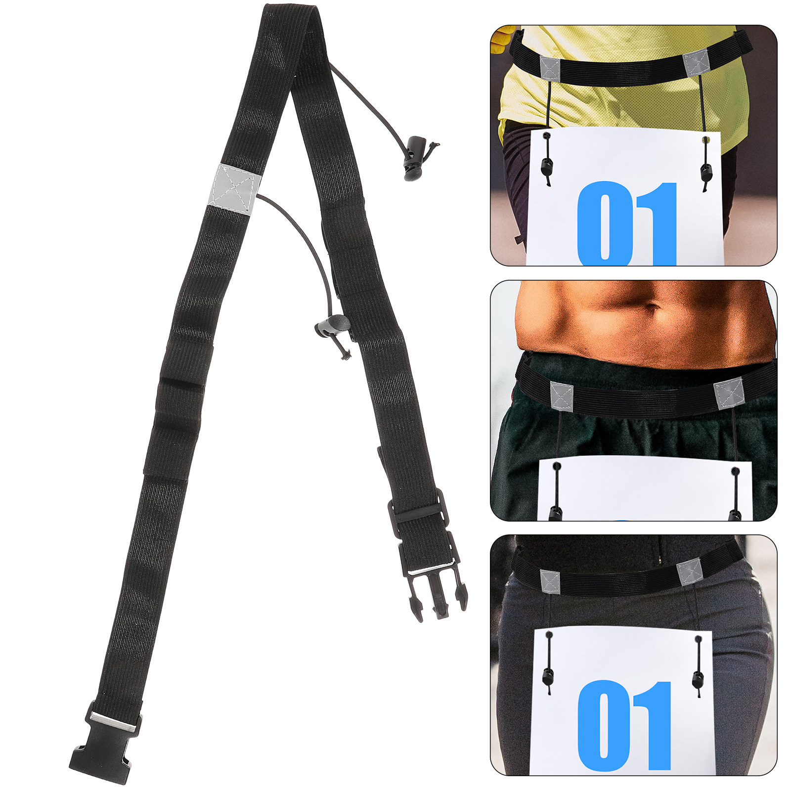 สายรัดเอวสำหรับใส่หมายเลขแข่ง  - Race Bib บทวิจารณ์และราคา